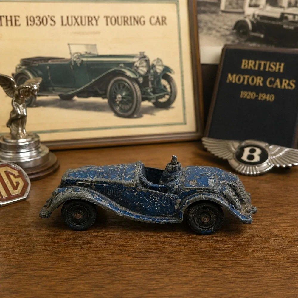 COOPER-BRISTOL 2 Litre Grand Prix Diecast, Vtg Crescent Toy Co., made in England